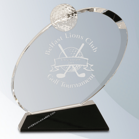 AT013 | Premier Optic Crystal Golf Award