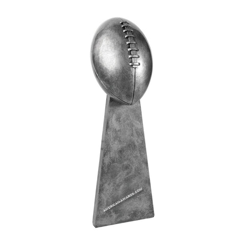 AT1906 | Antique Silver Football Resin Award