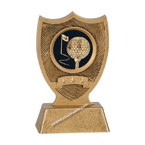 Sport Shield Resin Trophy | Style 7S3405