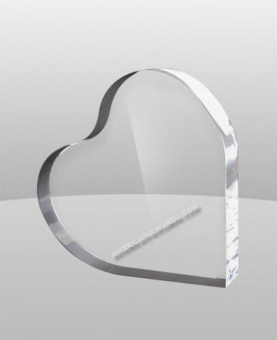 AT-331 | Heart Shape Acrylic Paperweight