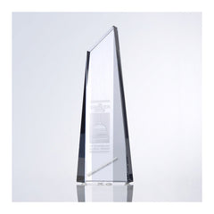 C143 Crystal Polygon Obelisk Award - American Trophy & Award Company - Los Angeles, CA 90022