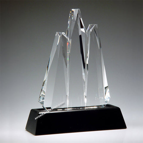 Reach For The Summit Crystal Award|E2926