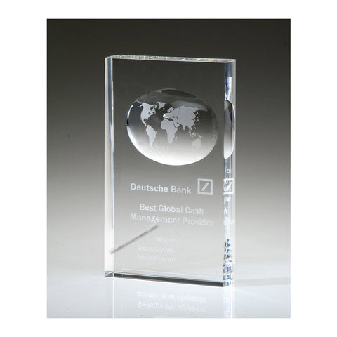 OCGL39 | Crystal Illusion Globe Award / Free Engraving