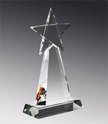 E2955 Stardom Optic Crystal Award-American Trophy & Award Company-Los Angeles-CA