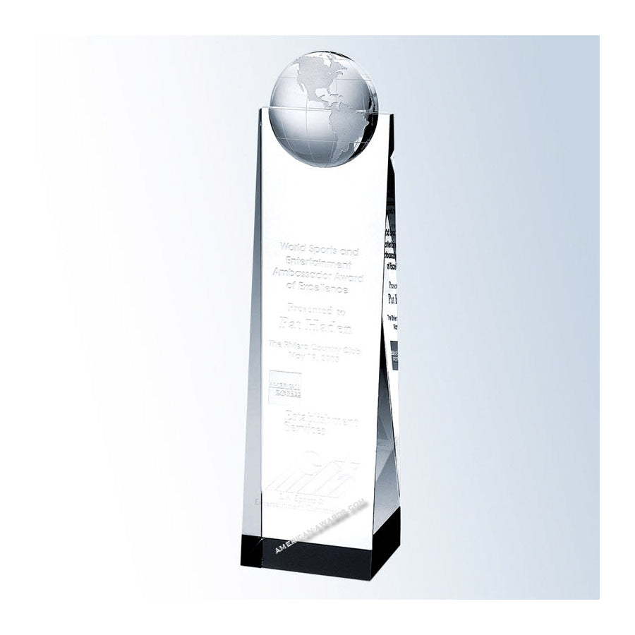 Crystal Globe Awards / Free Engraving