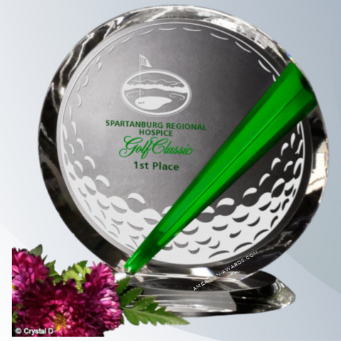 4050 | Crystal Danbury Emerald Circle Award