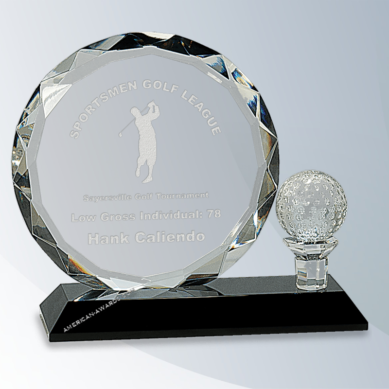 AT026 | Premier Optic Crystal Golf Award
