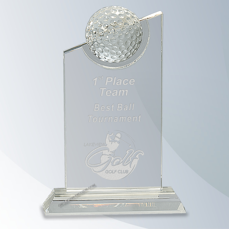 AT182 | Premier Crystal Golf Award