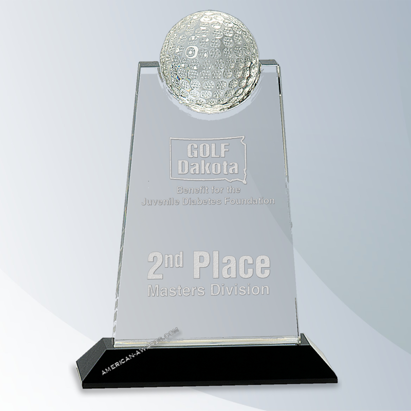 AT307 | Premier Crystal Golf Award