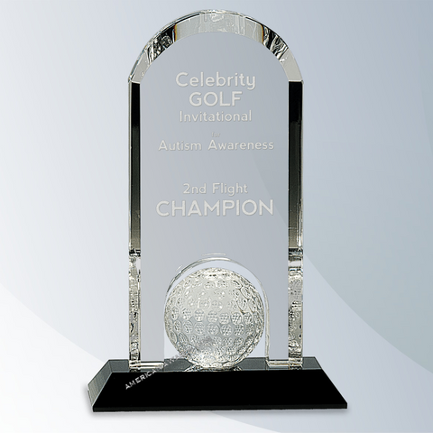 AT308 | Premier Crystal Golf Arch Award