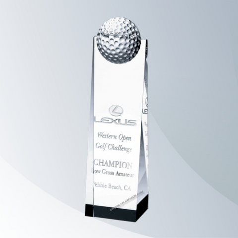 AT563 | Prism Crystal Golf Tower Award