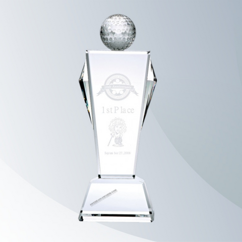 ATS009G | Prism Crystal Golf Conqueror Award