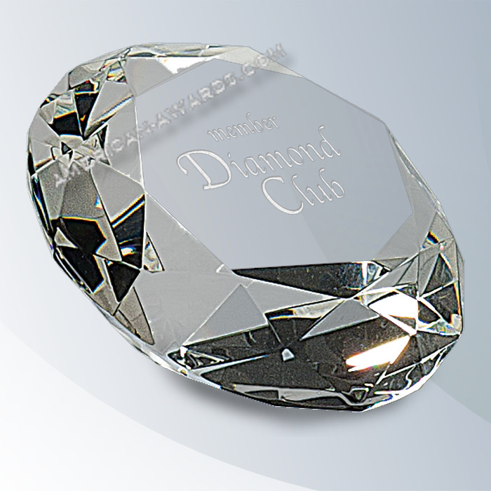 Crystal Diamond Paperweight | C108