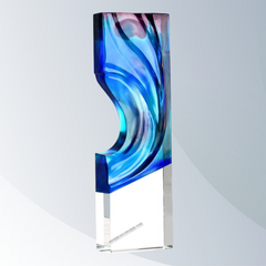 AT2501 | Optic Crystal Arctic Wave Award