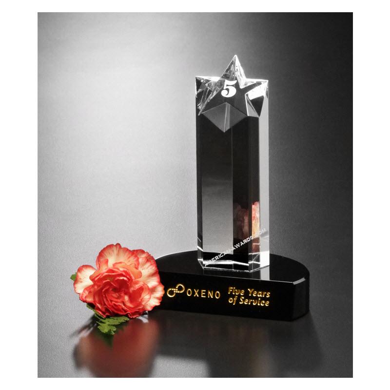 4104 Prominence Crystal Star Award - American Trophy & Award Company - Los Angeles, CA 90022