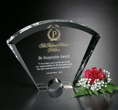 5767 Optic Crystal Fantasy Award - American Trophy & Award Company - Los Angeles, CA 90022