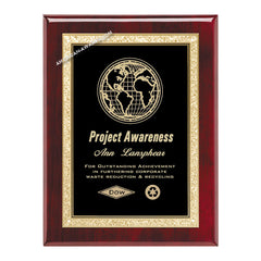 AP19-BK Rosewood Piano-finish Award Plaque - American Trophy & Award Co. - Los Angeles, CA 90012
