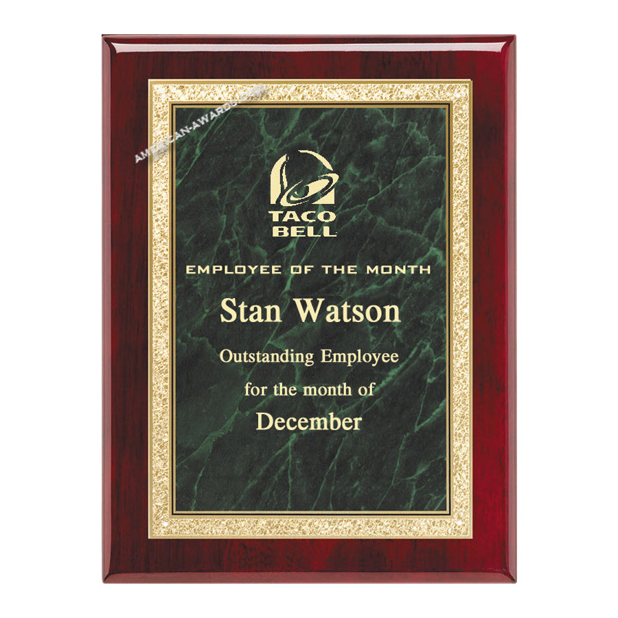 AP19-N Rosewood Piano-finish Award Plaque-American Trophy & Award Company-Los Angeles, CA 90012