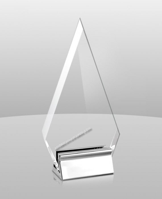 AT-862 Acrylic Fulcrum Award - American Trophy & Award Company - Los Angeles, CA 90022