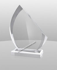 BL-879 Sail Shape Acrylic Award - American Trophy & Award Company - Los Angeles, CA 90022