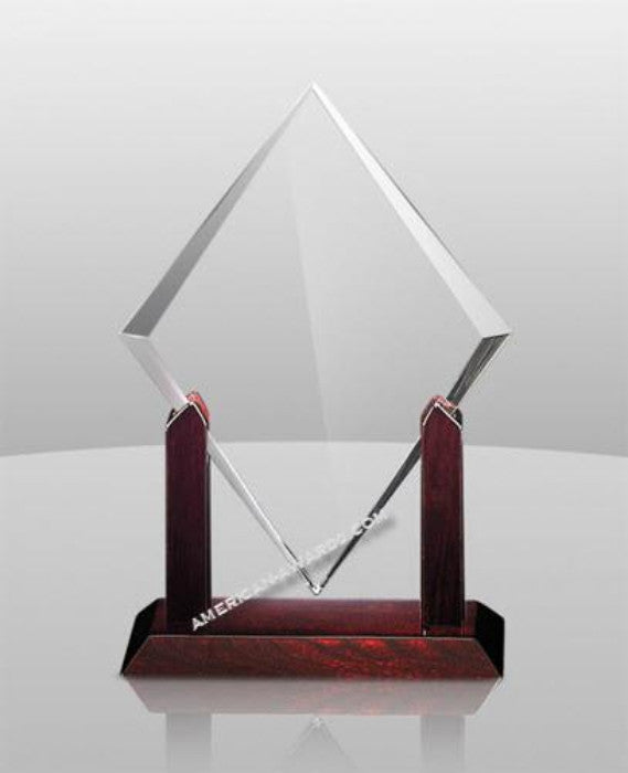 AT-768 Elegant Diamond Clear Acrylic Award - American Trophy & Award Company - Los Angeles, CA 90022