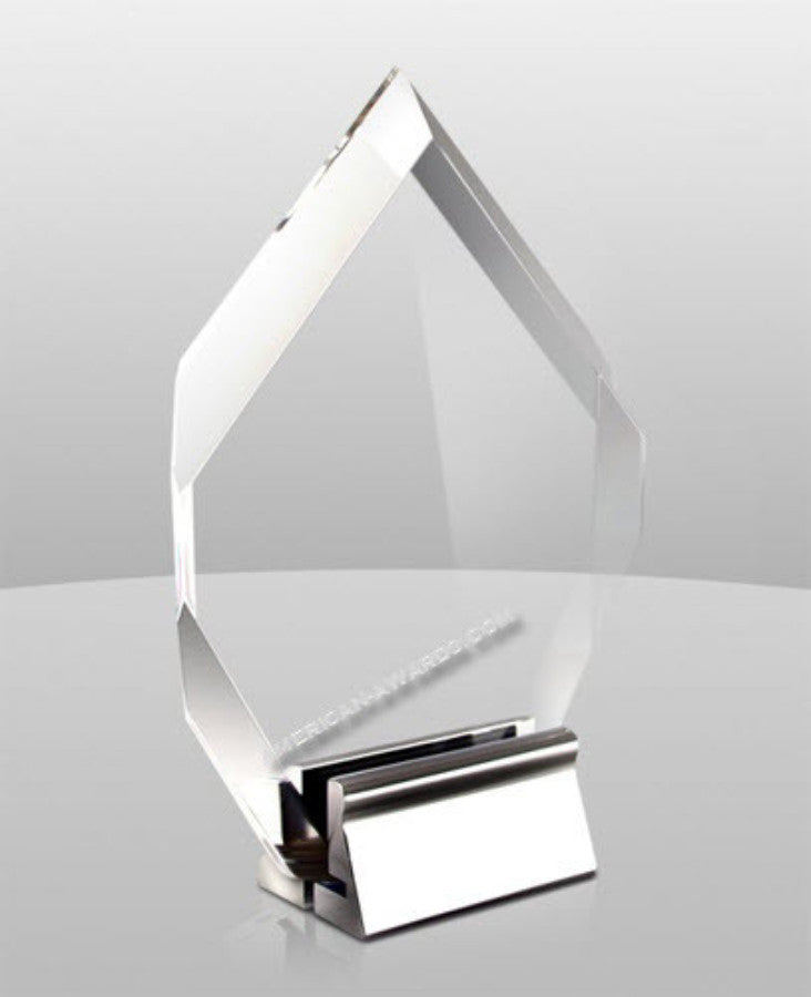 AT-866 Clear Victory Acrylic Award - American Trophy & Award Company - Los Angeles, CA 90022