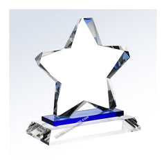 C1201 Blue Twinkle Star Crystal Trophy - American Trophy & Award Company - Los Angeles, CA 90022