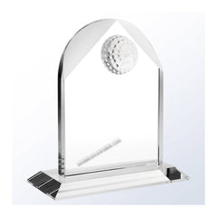 C1210G Distinguished Golf Arch Crystal Award  - American Trophy & Award Company - Los Angeles, CA 90022