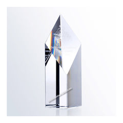 C236 Crystal Super Diamond Tower Award - American Trophy & Award Company - Los Angeles, CA 90022