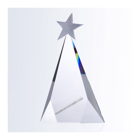 Crystal Metal Star Triangle|C8122