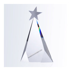 C8122 Optic Crystal Metal Shooting Star Award:American Trophy & Award Company Los Angeles, CA