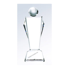 CS009 Optic Crystal Conqueror Award - American Trophy & Award Company - Los Angeles, CA 90022