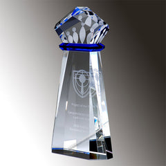 E2925 Crown Achievement Crystal Award - American Trophy & Award Company - Los Angeles, CA 90022