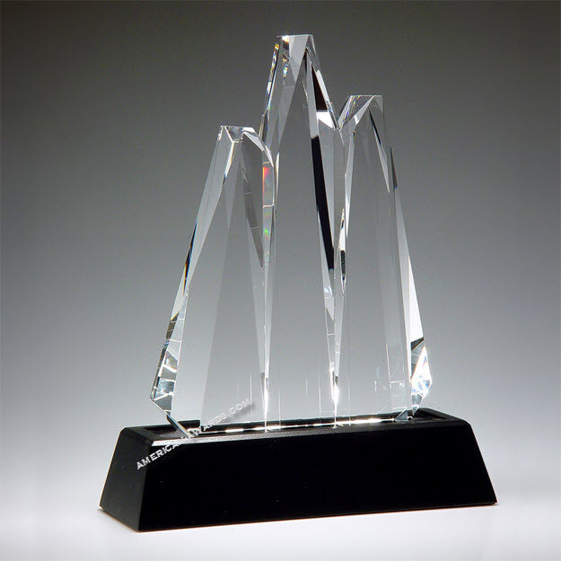 E2926 Crystal Reach For The Summit Award - American Trophy & Award Company - Los Angeles, CA 90022
