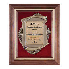 P237 Genuine Walnut Award Plaque - American Trophy & Award Company - Los Angeles, CA 90012