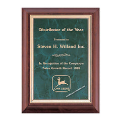 P3522 Airflyte Cherry-finish Award Plaque - American Trophy & Award Company - Los Angeles, CA 90022
