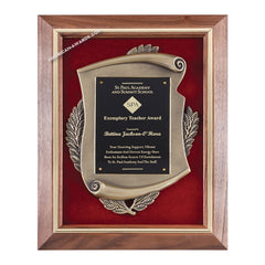 P237 Genuine Walnut Award Plaque - American Trophy & Award Company - Los Angeles, CA 90012