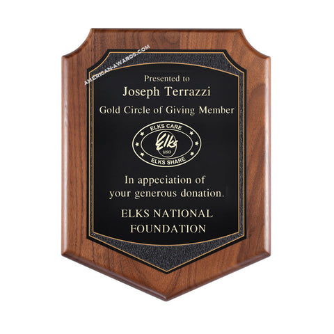 PC614 | Genuine Walnut Series Plaque