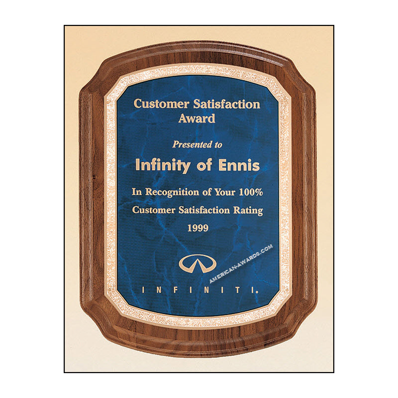 P3464 Coventry Series Walnut Recognition Plaque - American Trophy & Award Company - Los Angeles, CA 90022